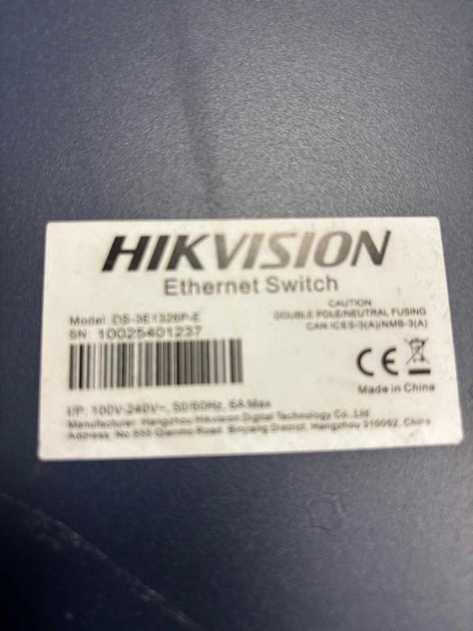 Switch POE Hikvision DS-3E1326P-E