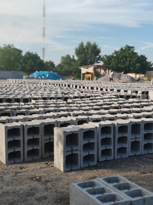 Optom narxda  rangli hamda rangsiz shlakoblok va tumba maxsulotlari