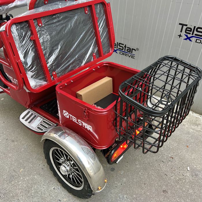 Електрическа триколка TS-005.3 с карго отделение 1400W 60V 2025 НОВО