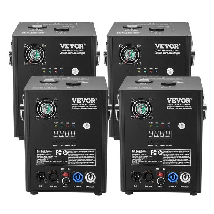 Masina Artificii Scantei Reci 4 Pachete 500W inaltime 2-4m DMX DJ