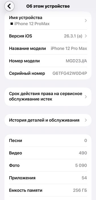 Продаю свой Iphone 12 Pro Max 256 Gb Blue