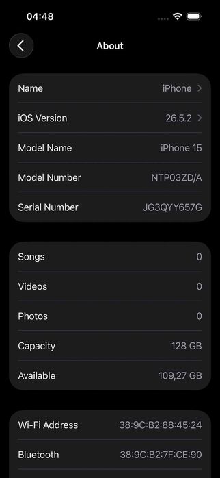 iPhone 15 128GB Black Neverlocked. Carcasa + folie de protectie Alien Surface