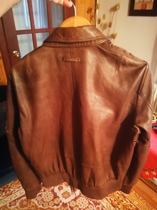 Jacketa Piele Aviator Pilot PARAJUMPERS BRIGADIERE*(CWU-45)MA-1 Luxuri