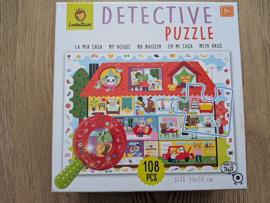 Set puzzle 5+ ani (detective puzzle și clasic)