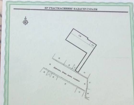 Шайхонтохур тумани Камолон махалла 3,7 сотих ер