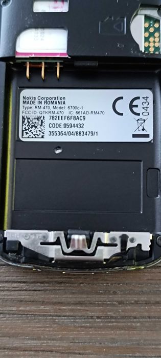 Nokia 6700 Made in Romania