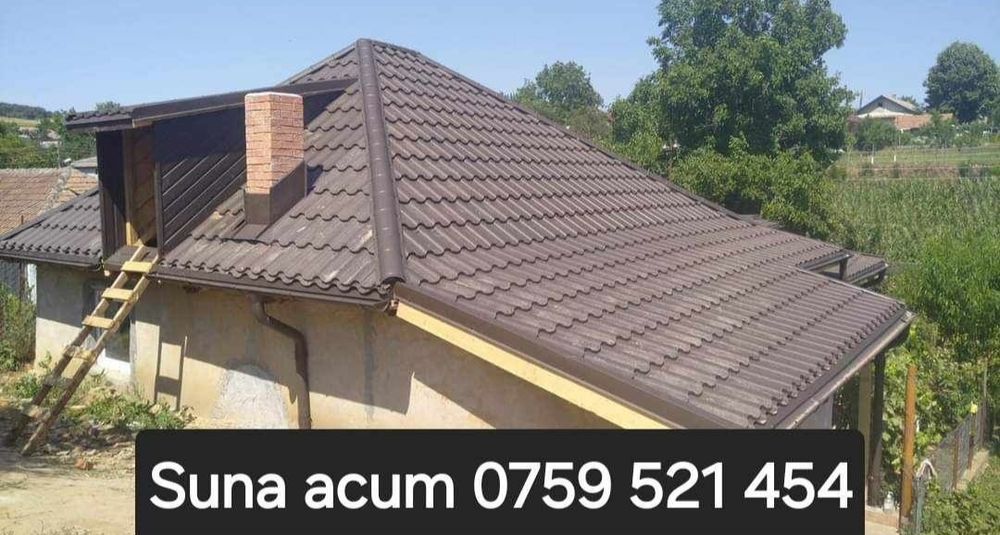 Reparații Acoperișuri Montaj Tabla BILKA hidroizolații Adjud Focsani