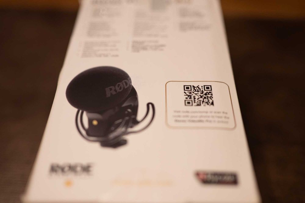 Microfon profesional DSLR Mirrorless Rode VideoMic Pro Rycote Black