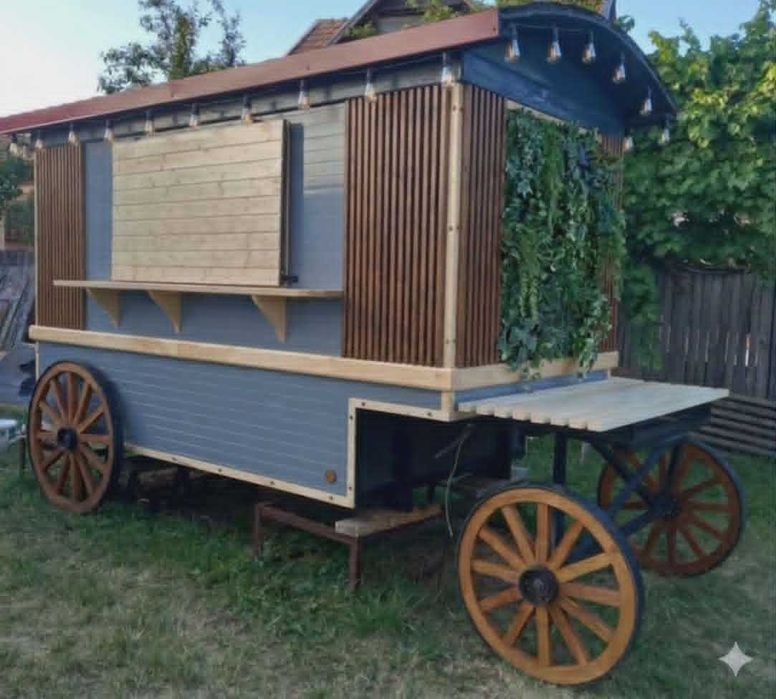 Vand car vienez - Caruta fast-food, Rulotă comercială, Rulotă street food, Food Truck, Chiosc