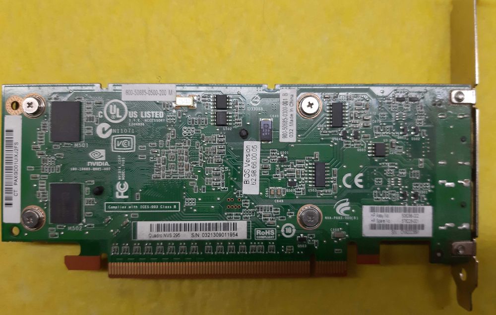 Placa Video nVidia Quadro NVS 295