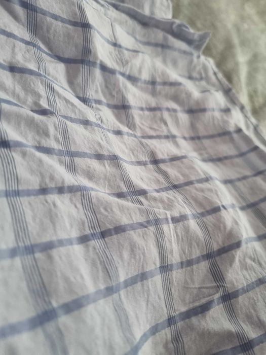 Син потник с презрамки за връзване