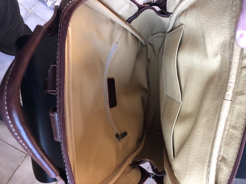 Раница от естествена кожа