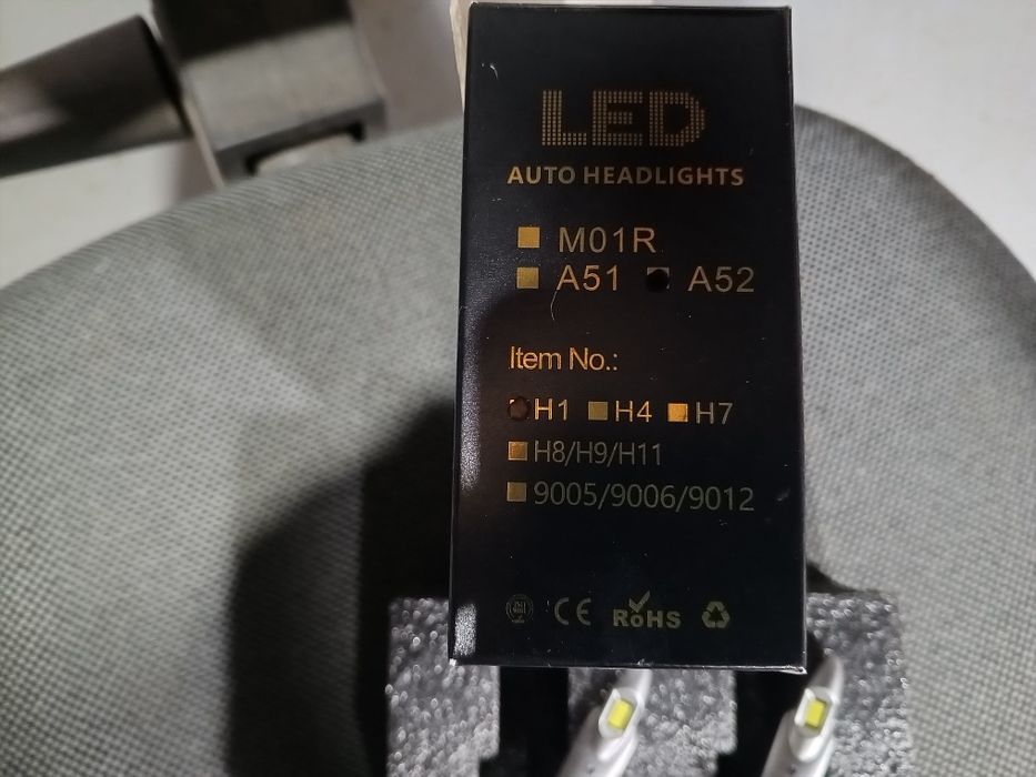 Лед лампы H1 , H3,  H7.