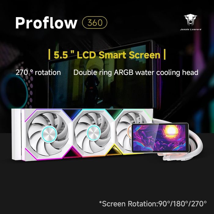 Import Amazon ! Cooler Lichid Jungle Leopard Pro 360 display 5.5inch - Alb !