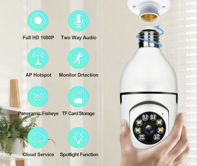 3 camere inteligente 1080HD, wifi, 3g, 360rotation, control aplicatie.