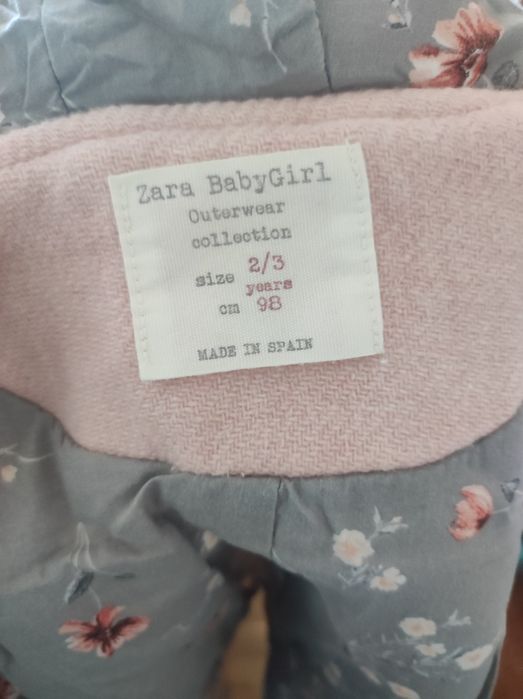 Палто за момиченце Zara