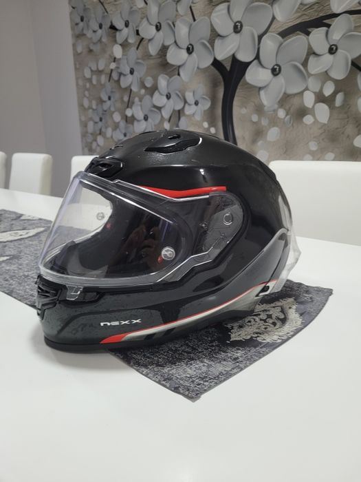 Casca moto carbon