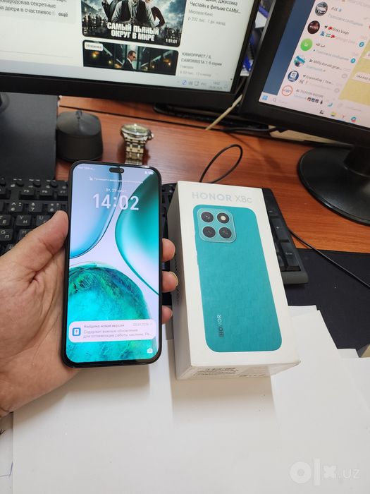 Honor X8c 5G 16/256gb ideal ochilmagan aybi yuq tozza telefon