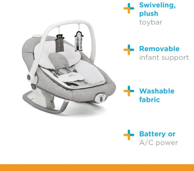 Joie - Leagan si balansoar rotativ Serina 2 in 1