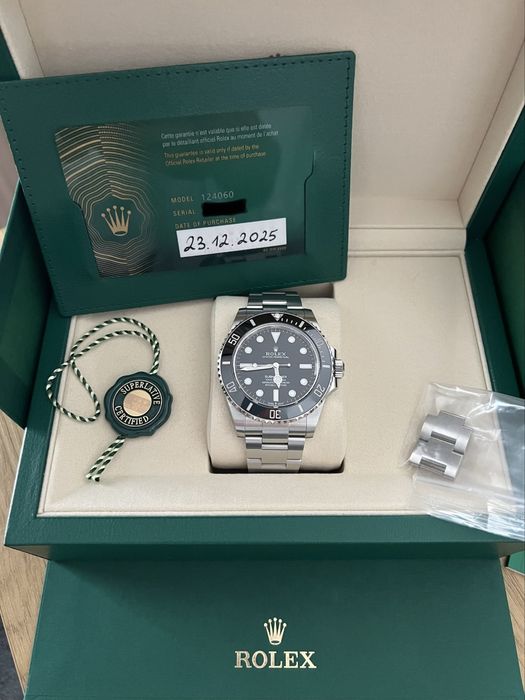 Rolex Submariner 41mm NO DATE 124060 / 2025 full set impecabil