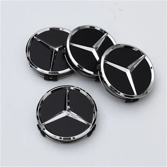Колпачки на диски Mercedes Benz 4 шт | Эмблема