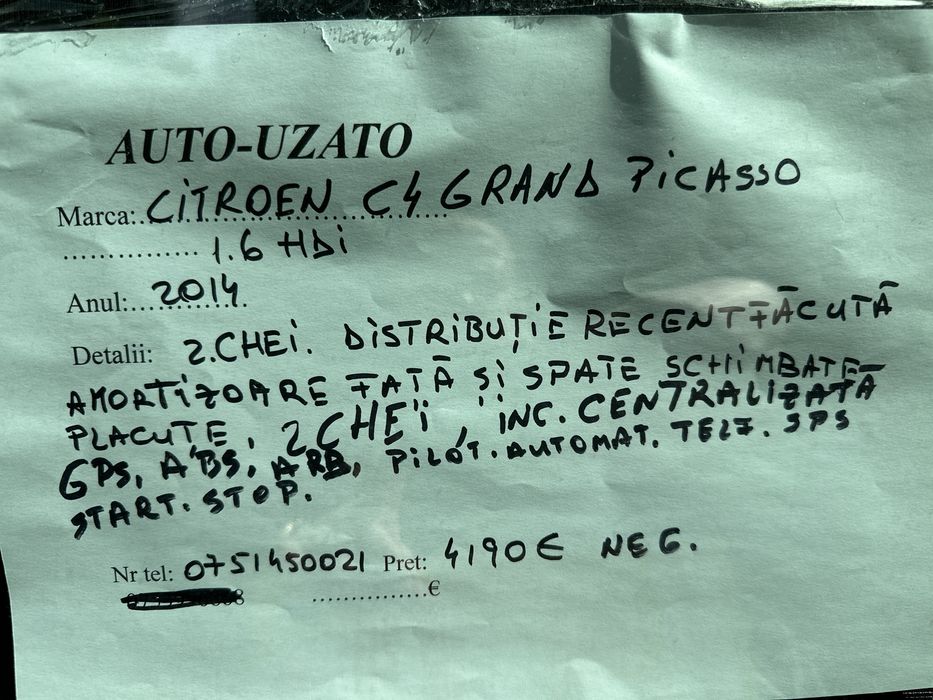 Citroen c4 grande picasso