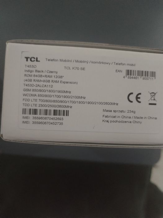 Telefon TCL K70 SE
