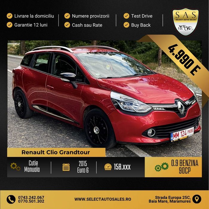 Renault Clio Renault Clio IV - combi - 0.9 Tce - 2015 Euro6