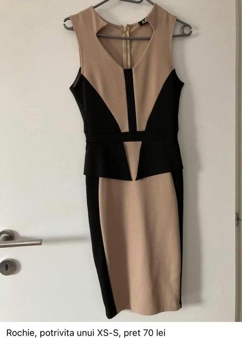 Rochie smart casual potrivita XS-S
