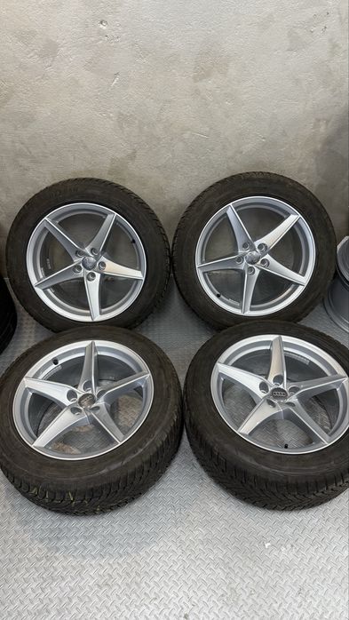 Оригинални 5х112 18” Audi S5 със зимни гуми