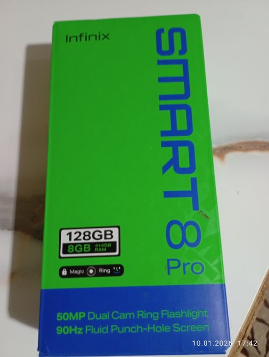 Продам телефон lnfinix smart8 Pro с документами