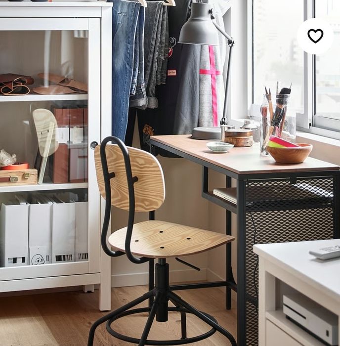 FJÄLLBO Ikea, masă laptop, negru, 100x36 cm