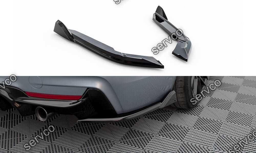 Prelungire splitter bara spate Bmw Seria 4 Coupe M-Pack F32 2013-2020 v7 - Maxton Design