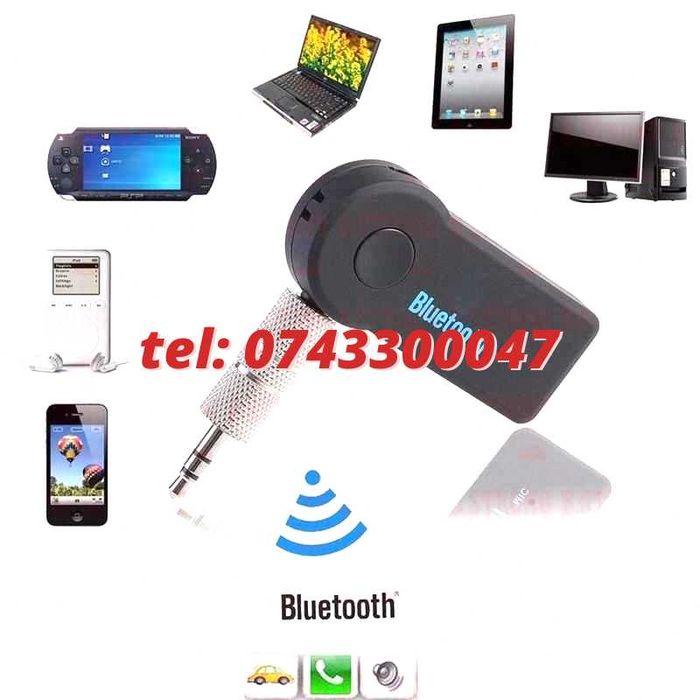 Convertor 3.5 Mm Audio Multiutilizare Audio Bluetooth Special Autoturism Aux A2Dp Dedicat Pentru Casti Difuzoare Cu Mufa Audio Aux Jack 3.5 Mm