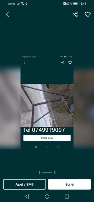 Dam  Gauri  în Beton pentru Prindere