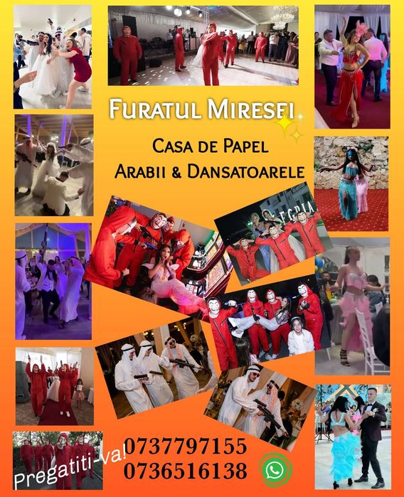 Program artistic Furatul Miresei - ARABI/Talibani - Casa De Papel