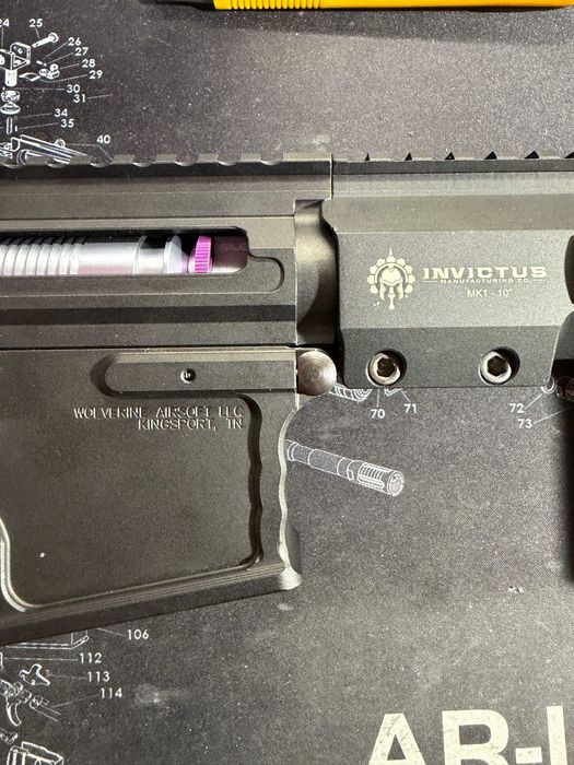 Еърсофт Реплика М4 HPA Wolverine MTW Inferno Spartan