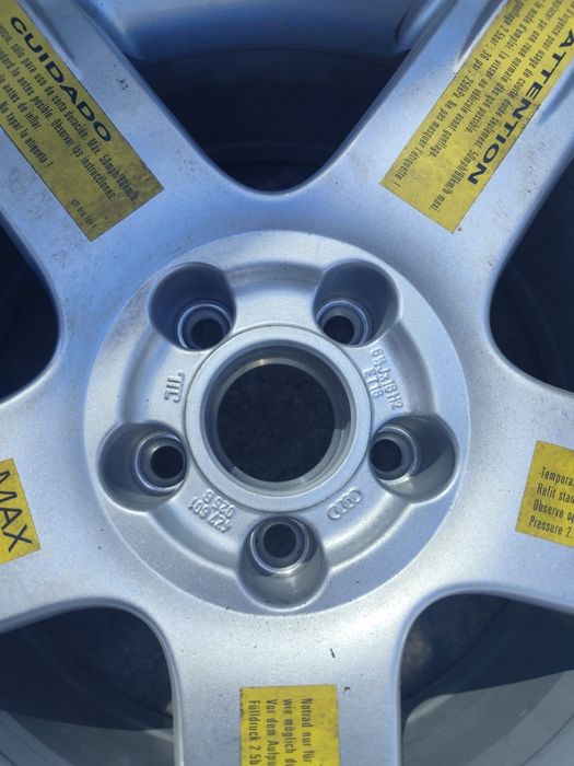 Резервна джанта със сгъваема гума 5х112