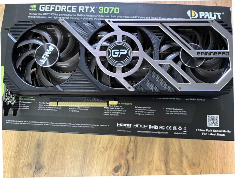 RTX 3070 8GB Palit GamingPRO
