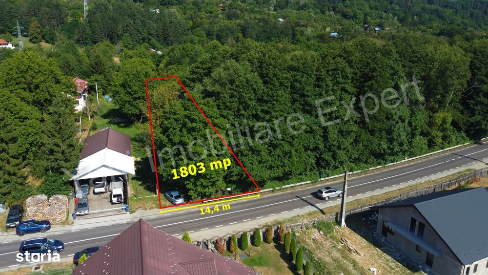 Teren 1803 mp de vânzare în comuna Arefu, județ Argeș.