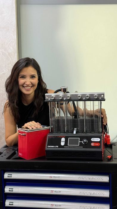 Стенд для тестирования диагностики и промывки форсунок Launch