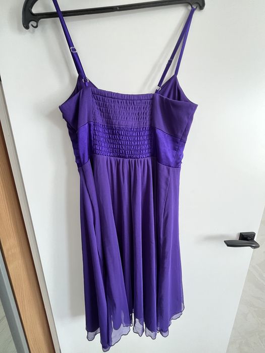 Платье б/у 44р фиолетовое