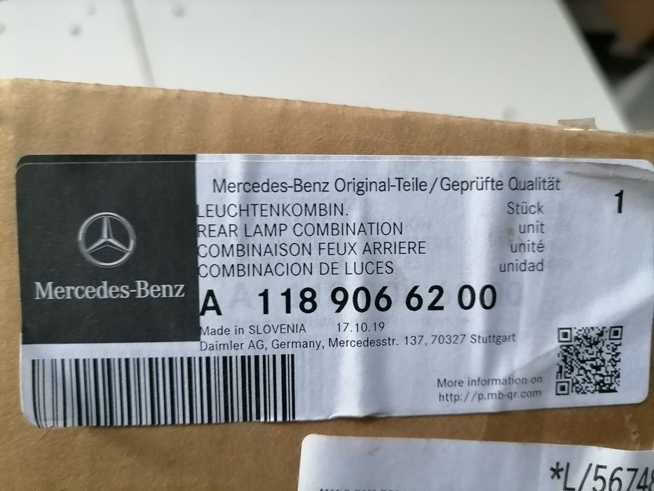 Lampa stop  tripla led Mercedes Cla W118 A118906 62 00