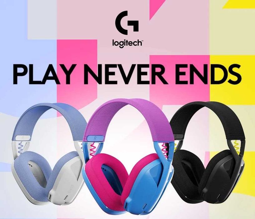 Беспроводные наушники Logitech G435