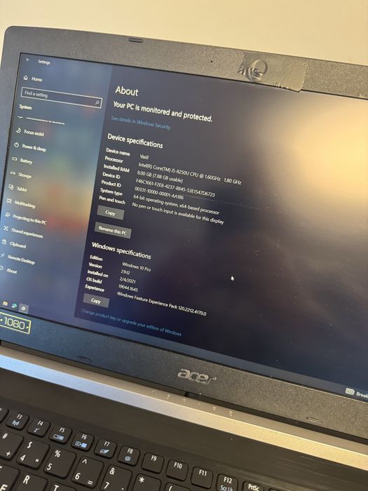 Лаптоп Acer Aspire