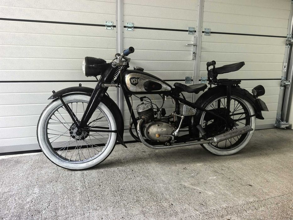 NSU 125 ZDB de epoca / colectie - motorul se invarte, proiect restaurare