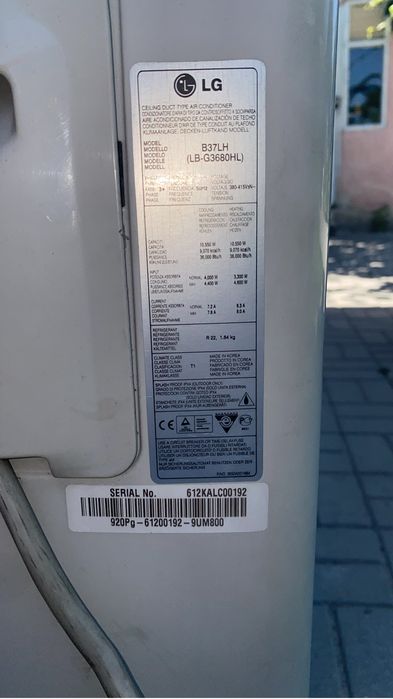 Касетные кондиционеры LG