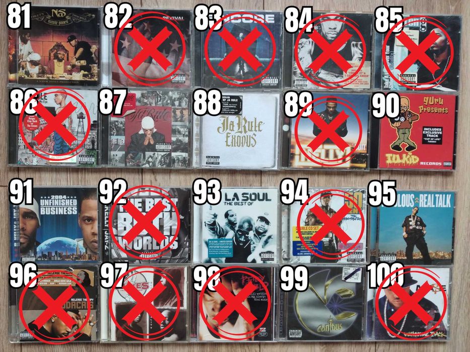 Hip-Hop Rap Music Albums CD's Оригинални Рап Музикални Дискове Хип-Хоп