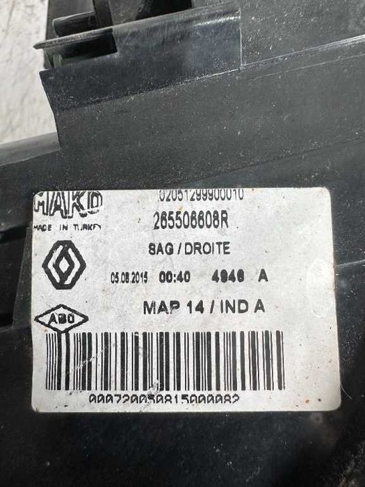 Dezmembrari Stop dreapta pe aripa RENAULT CLIO 4 hatchback cod piesa 265506608r