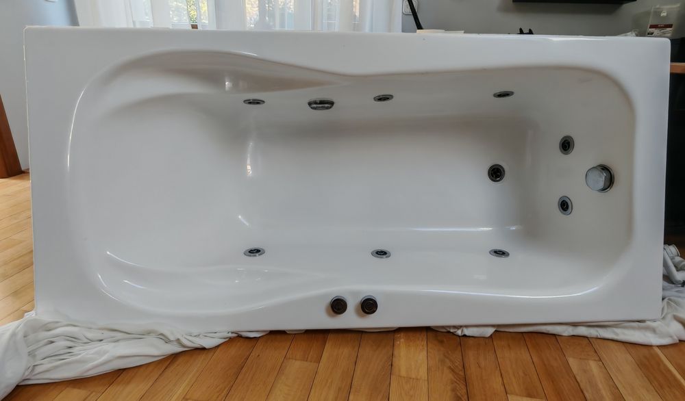 Vand cada de baie cu hidromasaj 170x80